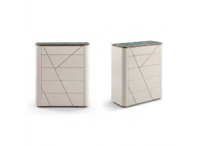Des commodes de chambre modernes Commode latérale Luxueuse commode Style de meubles de design moderne