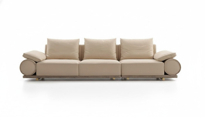 Sofas rembourrés de salon Canapé moderne trois places 4 places. Canapé Luxe Meubles rembourrés
