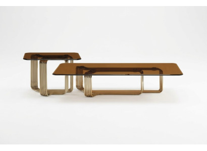 Table basse Table d'appoint Table basse Table de canapé Table noire Table en métal Salon