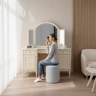Coiffeuse Console Miroir Chambre Mobilier Design Moderne