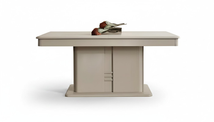 Table à manger moderne au design luxueux en bois neuf