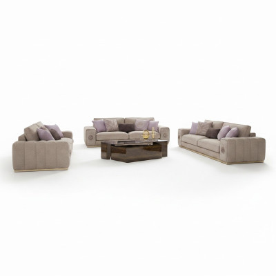 Meubles de luxe Ensemble de canapé Complet avec table basse Salon Set 5 pièces