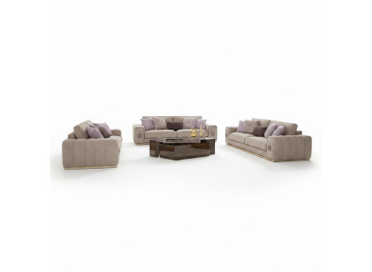 Meubles de luxe Ensemble de canapé Complet avec table basse Salon Set 5 pièces