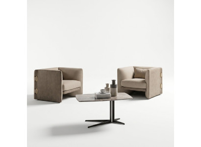 2x fauteuil avec table basse Salon Mobilier complet Design Ameublement Suite