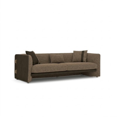 Canapé Trois places Tissu d'ameublement Salon Canapé Design Luxe Meubles rembourrés
