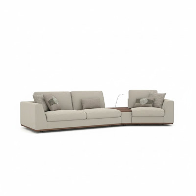 Nouveau mobilier textile Canapé trois places Conception de canapé Meubles rembourrés