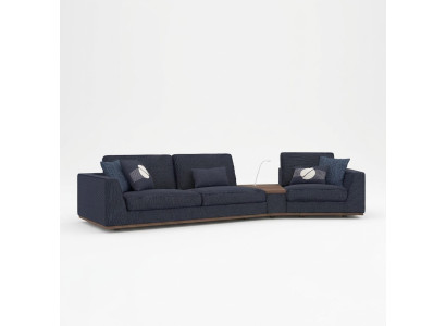 Moderne canapé trois places bleu - Design élégant de canapé - Meubles de salon modernes, neufs