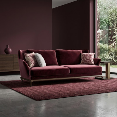 Canapé en tissu luxueux design Trois places Mobilier de salon neuf