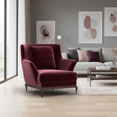 Chaise de luxe moderne pour le salon Meubles Fauteuil rembourré Conception Ameublement