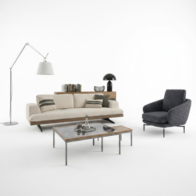 Ensemble de canapés pour le salon Canapé trois places Design canapé Fauteuil moderne Table basse nouvelle