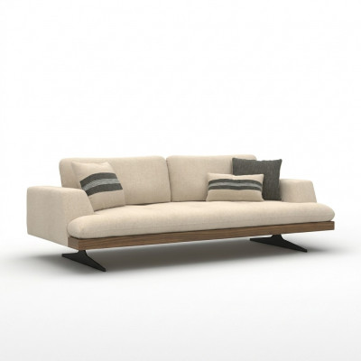 Meubles rembourrés de luxe Canapé trois places Design Moderne Salon Canapé nouveau