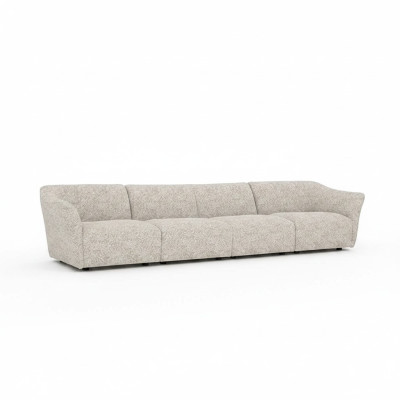 Salon Mobilier rembourré Tissu Canapé Sofa Quatre places Design moderne Meubles