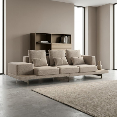 Salon Canapé Trois places Canapé Mobilier rembourré Luxe Textile Ameublement neuf