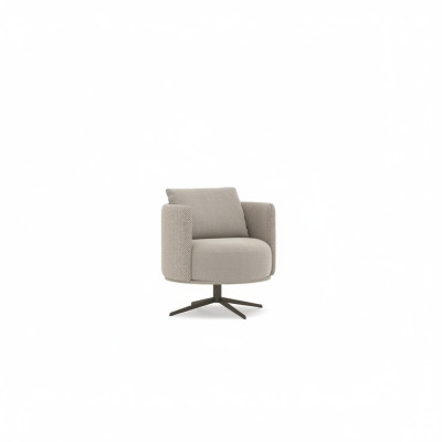 Fauteuil gris Salon Mobilier rembourré Textile de luxe Fauteuil rembourré Ameublement