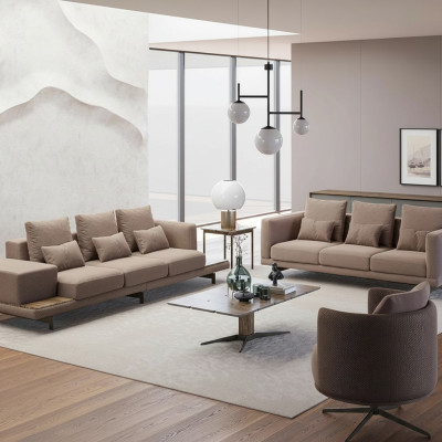 Ensemble de canapé Canapé Rembourrage Design Canapés Ensemble de trois places nouveau fauteuil rembourré