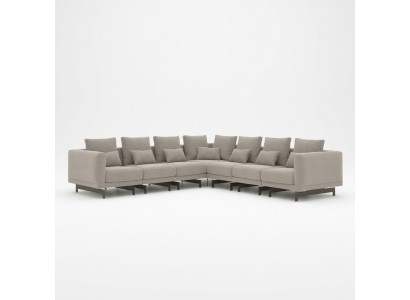 Meubles rembourrés design Canapé d'angle en L-forme Mobilier Suite Rembourrage Textile neuf