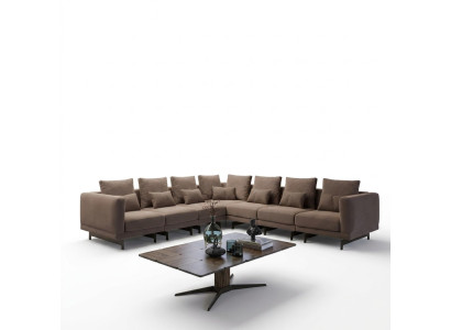 Salon Suite 3pcs Mobilier Bois Table basse Designer Table d'appoint