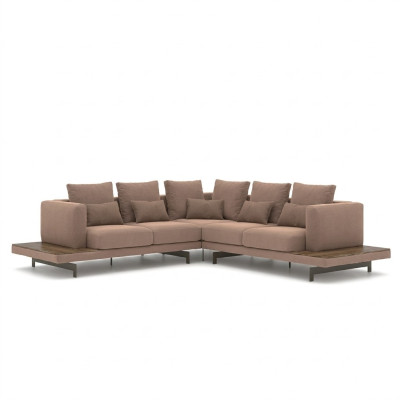 Salle de séjour Canapé d'angle Nouveaux Meubles Tissu Canapé Canapé d'angle en forme de L Mobilier de luxe