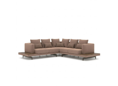 Salle de séjour Canapé d'angle Nouveaux Meubles Tissu Canapé Canapé d'angle en forme de L Mobilier de luxe