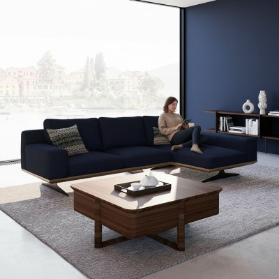Vendez gratuitement Suite de canapé d'angle design moderne de luxe L-shape Suite Relax canapé rembourré Salon