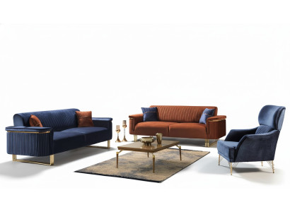 Ensemble de sièges de salon modernes - Ensemble de canapé design à 3 places