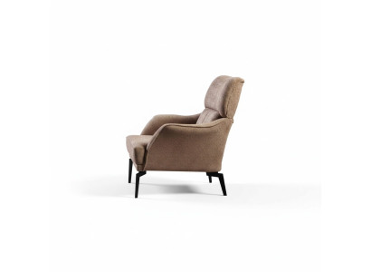 Exclusif Beige 2 Fauteuil Salon Fauteuil rembourré Luxueux Élégant un seul siège