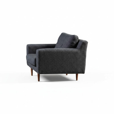 Salon gris fauteuil rembourré designer fauteuil 1 place de luxe 1 place 2 pièces