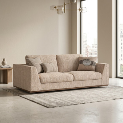 Canapé de luxe à deux places Canapé Mobilier rembourré Salon Designer Modern Furnishings