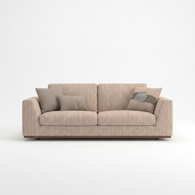 Canapé de luxe à deux places Canapé Mobilier rembourré Salon Designer Modern Furnishings