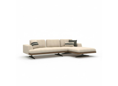 Canapé d'angle de luxe blanc en forme de L Salon Canapé moderne Décorateur de meubles de relaxation