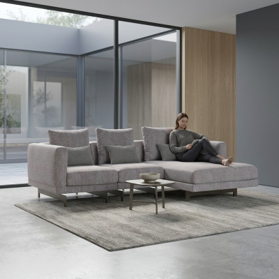 Canapé d'angle en L Suite d'angle design Canapé de salon Canapé rembourré Meubles neufs