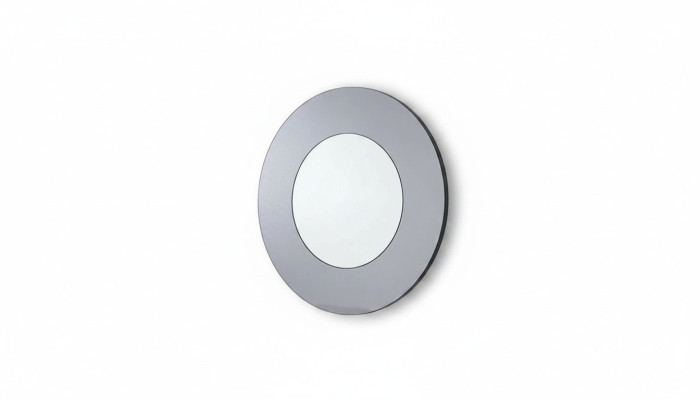 Miroir rond moderne Miroir mural Gris Design Nouvelle décoration pour le salon