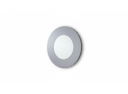 Miroir rond moderne Miroir mural Gris Design Nouvelle décoration pour le salon