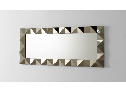 Miroir mural design moderne de luxe en gris pour le salon, nouveau mobilier.