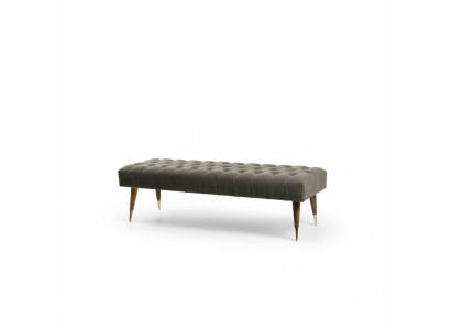 Meubles de siège gris Banquette Mobilier Chambre banc rembourré neuf Meubles