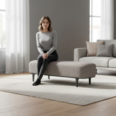 Designer Banc Gris Tabouret Siège Nouveaux Meubles Siège Moderne Chambre