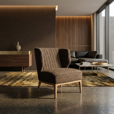 Fauteuil Canapé Rembourrage Siège Designer Textile Salon Canapés neufs Ameublement