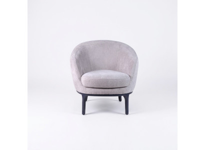 Designer Luxus Grauer Sessel Polsterung Sofa Sitz Modernes Textil-Polstermöbel