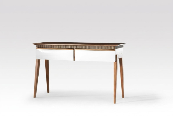 Salle de séjour Table console marron Moderne Bois Table Console Design de Luxe