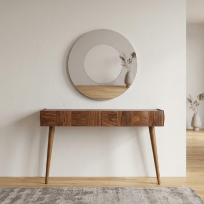 Table console avec miroir Ensemble de meubles de luxe pour salon moderne