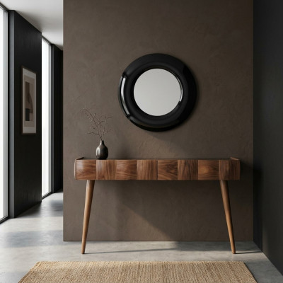 Commode Console Moderne en bois Table de console avec miroir Luxe Salon