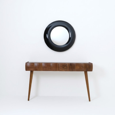 Commode Console Moderne en bois Table de console avec miroir Luxe Salon