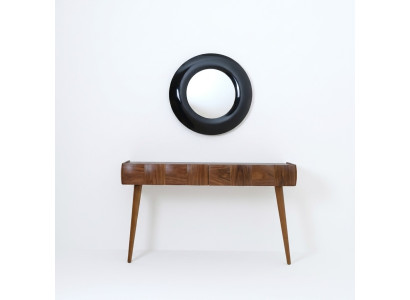 Commode Console Moderne en bois Table de console avec miroir Luxe Salon