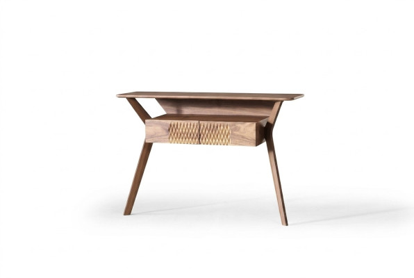 Salle de séjour Console de luxe Table console Marron Bois Table Design moderne Console