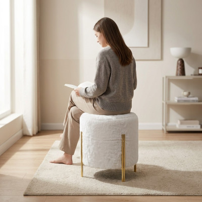 Meubles rembourrés Salon Moderne Tabouret Ameublement Textile Repose-pieds