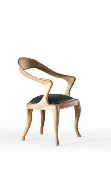 Chaise en bois moderne Salle à manger Sièges Mobilier Design Fauteuil de luxe Chaises