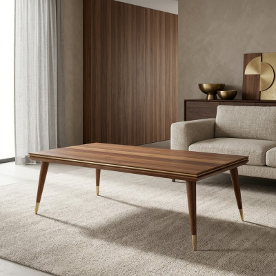 Tables basses de luxe Tables de séjour Mobilier de design Marron Table basse