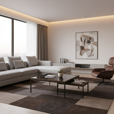 Conception Bois 2x Table basse Salon Table de café de luxe Tables de nouveau mobilier