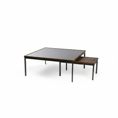 Conception Bois 2x Table basse Salon Table de café de luxe Tables de nouveau mobilier