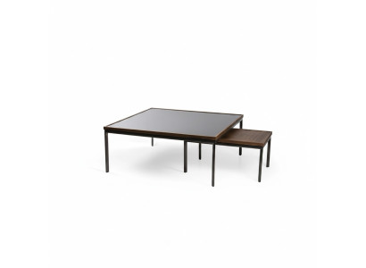 Conception Bois 2x Table basse Salon Table de café de luxe Tables de nouveau mobilier